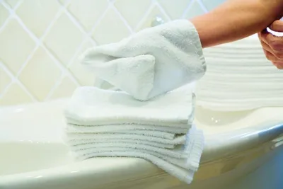 Obrázek produktu pro Rukavice o rozměrech 16 x 21 cm, vyrobené ze 100% bavlny, v různých barvách