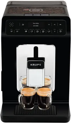 Zdjęcie produktu dla Krups Evidence EA8908, Ekspres do espresso, 2,3 l, Ziarna kawy, Wbudowany młynek, 1450 W, Czarny