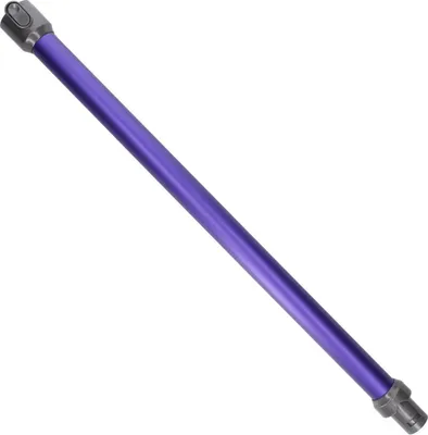 A purple extension tube for a vacuum cleaner, shown against a white background.