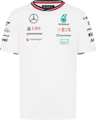 Produktbild von Mercedes AMG Petronas F1 2024 Herren Team T-Shirt Weiß
