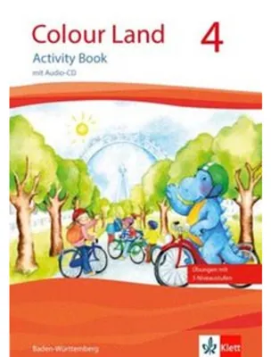 Produktbild von Colour Land. Für den Beginn ab Klasse 1. Activity Book mit Audio-CD und Bildkarten 4. Schuljahr