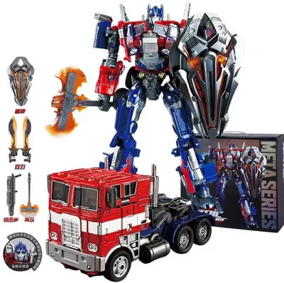 Obrázek produktu pro Akční transformační figurka - Optimus Prime 30 cm + doplňky. Kov ABS