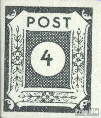 Produktbild von Briefmarken Sowjetische Zone (All.Bes.) 1946 Mi 61III, Punkt unter T von POST (Feld 56) postfrisch Ziffernserie