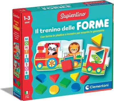 Immagine prodotto di Clementoni Sapientino Montessori - Il Trenino Delle Forme