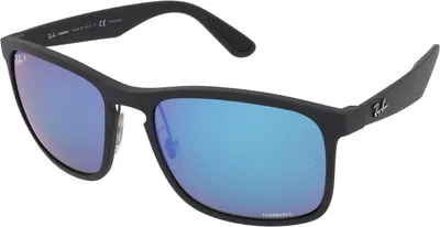 Produktbild von Ray-Ban RB4264 Chromance, Erwachsener, Uni, Quadratisch, Schwarz, Polarisierte Linse, Nylon