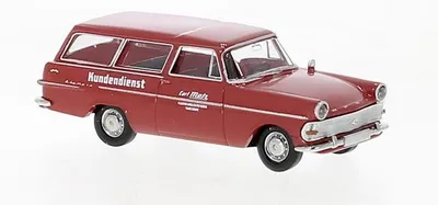 Obrázok produktu pre Model automobilu Opel P2 Caravan, vyrobený spoločnosťou Metz Feuerwehrgerätefabrik, rok 1960.