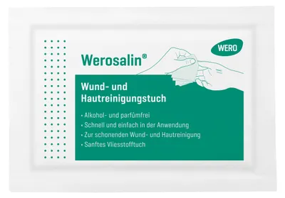 Produktbild von Werosalin® Wund- und Hautreinigungstuch, 1 Stk