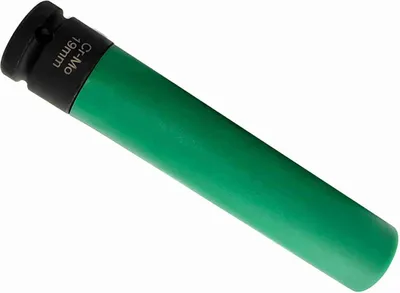 Produktbild von Schlagschrauber mit 1/2''-Antrieb, 19 mm Radmutter, nicht beschädigender, extra tiefer, dünnwandiger CR-MO-Rad-Steckschlüssel