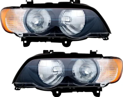 Produktbild von TYC Scheinwerfer Set für BMW X5 E53 5/2000-10/2003 Halogen Weiß H7 HB3 LWR