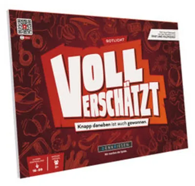 Produktbild von DENKRIESEN - VOLL VERSCHÄTZT! Rotlicht Edition - "Knapp daneben ist auch gewonnen."