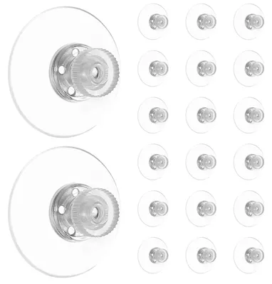 Produktbild von Saugnapf Saugnapfhaken Haken - Mit Schraubgewinde - Transparent - 20 Stück