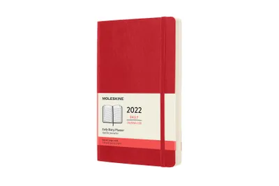 Produktbild von Moleskine Classic, Persönliches Tagebuch, Rot, 12-Month, Einfarbig, Elfenbein, 130 x 210 mm