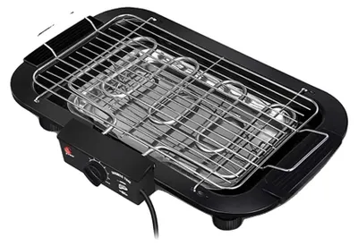 Obrázek produktu pro Elektrický gril, přenosný, s nastavitelnou regulací teploty, černý, EU