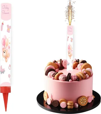 Obrázok produktu pre Fontána na tortu BABY SHOWER dievčatko 1 ks.
