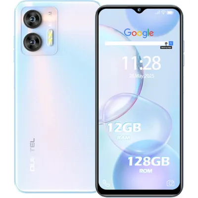 Produktbild von OUKITEL C36 Android 13 Smartphone 4G 12GB+128GB/1TB erweiterbar, 5150mAh 6.56" HD+ Octa Core Dual SIM 3 Steckplatz, Wi-Fi, Blau
