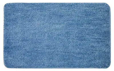 Productafbeelding van Antislip badmat, wasbaar, blauw, 60x90 cm, microvezel