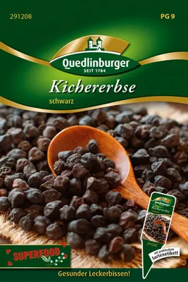 Produktbild von Kichererbse schwarz | Erbsensamen von Quedlinburger