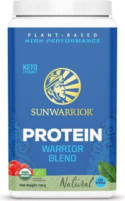 Obrázok produktu pre Sunwarrior Protein Warrior Blend 750 g bez príchute / Rastlinné proteíny / Lahodný viaczložkový rastlinný proteín s hypoalergénnym zložením