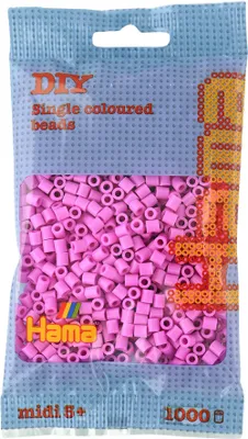 Zdjęcie produktu dla Hama Beads 207-48, Zestaw artystyczny dla dzieci, 5 lat(a), PCW, Różowy, 1000 szt.