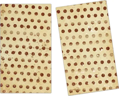 Produktbild von Spritzschutz Herdabdeckplatte Schneidebrett aus Glas Bunte Punkte 2-Teilig (60x52cm)
