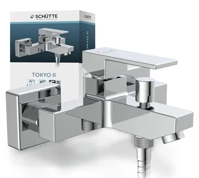 Produktbild von SCHÜTTE Badewannenarmatur TOKYO II, Mischbatterie Badewanne, Wasserhahn Bad Chrom