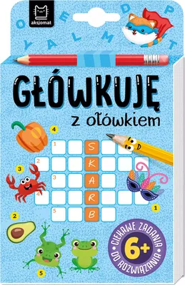 Produktbild von "Główkuję z ołówkiem" 6+ Książeczka niebieska