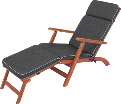 Image de Coussin pour chaise longue "IRIS" - 180x47cm - résistant aux UV, avec fixation, pour chaise longue et chaise de plage | Pillowprim