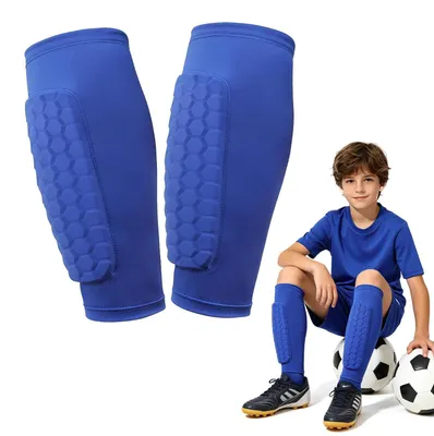 Obrázok produktu pre Futbalové chrániče na nohy – priedušné kompresné chrániče – 28 cm – RBB0612_2604