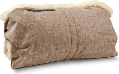 Produktbild von Fellhof Kinderwagen Handwärmer Handmuff beige-melange