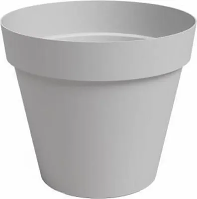 Produktbild von CAPRI 40 Blumentopf – Hellgrau – B 40 x T 40 x H 34,7 cm
