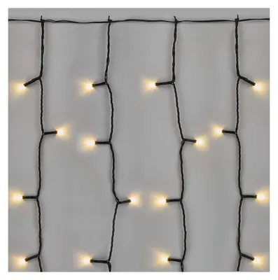 Immagine prodotto di EMOS Catena natalizia di collegamento a LED standard - tenda, 1x2 m, per esterni, bianco caldo, D1EW01