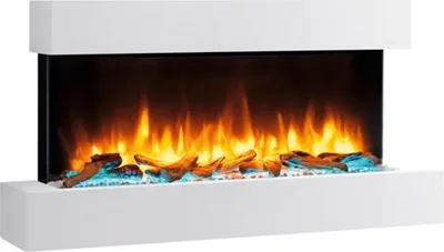 Immagine prodotto di Fuoco elettrico Balderia Ignis bianco 2000 Watt con telecomando