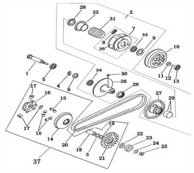 Produktbild von Federscheibe 24x10x2-5mm 24x10x2,5mm Rex RS450 50ccm 4Takt Motorroller.de Federring Spannscheibe Ausgleichsscheibe Feder-Ring Zwischenscheibe 1E40QMB