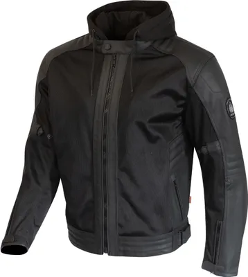 Produktbild von Merlin Rigger D3O Mesh Motorrad Textiljacke, schwarz, XL