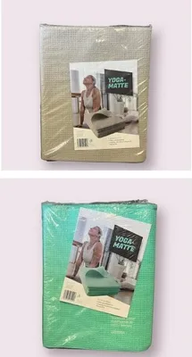 Produktbild von Yoga-Matte Faltbar platzsparend langlebig rutschfest pflegeleicht PVC, Farbe:Grün