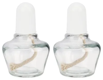 Spirituslampen-Set 2er-Pack, 150 ml, Glas-Bunsenbrenner