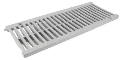 PVC-Abflussrost A15, 0,5 m, Breite 200, grau
