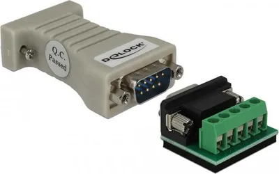 Zdjęcie produktu dla DeLOCK 62920, RS-422/485, RS-232, Czarny