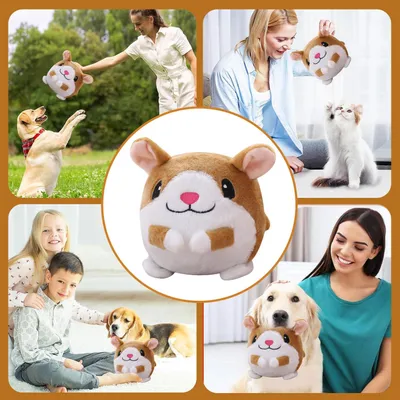 Image de Jouet mobile pour chien Balle, Jouet mobile actif en peluche pour animaux de compagnie