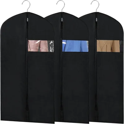 Obrázek produktu pro Obaly na oděvy, sada 3 kusů - rozměry 60 x 100 cm, ochranné obaly na oblečení