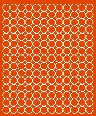 Productafbeelding van Ronde stickers, 1,5 cm, puntstickers, 180 stuks, glanzend oranje