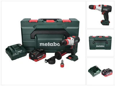 Image de Metabo SB 18 LTX BL Q I Perceuse-visseuse à percussion sans fil 18 V 130 Nm Brushless + 1x batterie 8,0 Ah + chargeur + metaBOX