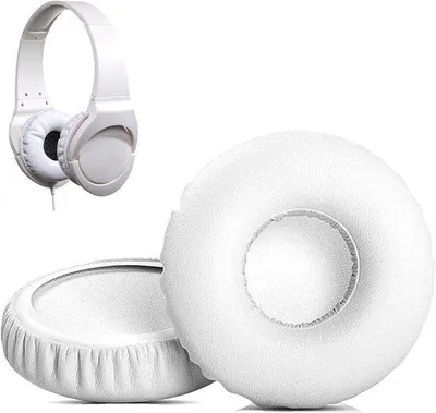 Zdjęcie produktu dla Poduszki słuchawkowe zamienne do Pioneer SE-MJ721, SE-MJ751, SE-MJ7, SE-MJ711 - skóra proteinowa / pianka memory