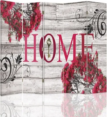 Produktbild von Paravent - Raumteiler Loving Home - Dekorativer Raumtrenner cm. 180x170 (5 x)