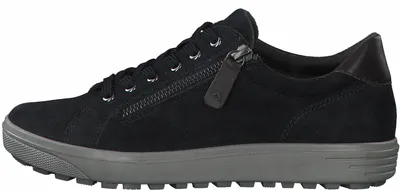 Produktbild von Jana Comfort Damen Echtleder Sneaker navy suede auch in Übergrößen, Damen:36 EU