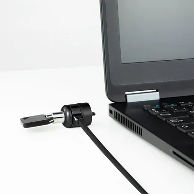 Image de Tooq Tqclkc0025-g 1.5 M Câble de sécurité Pour ordinateur portable Argent Argent One Size