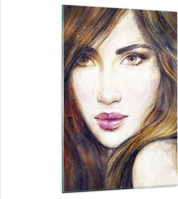 Produktbild von Bilder auf glas - Einteilig - Frau Gesicht Lippen - 80x120cm - Glasbilder - Wandbilder - Bilder - zum Aufhängen bereit - Wanddekoration aus Glas - Glas Bilder - Wandbild auf Glas - GPA80x120-3986