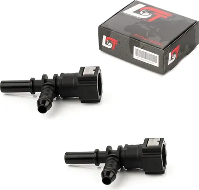 Produktbild von 2x Schnellverschluss Kraftstoffleitung Kupplung T-Stück 7,89x6mm für OPEL VOLVO