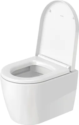 Immagine prodotto di Siège de WC Duravit ME by Starck Compact, charnières en acier inoxydable, sans dispositif d'abaissement automatique, 0020110000, 0020110000