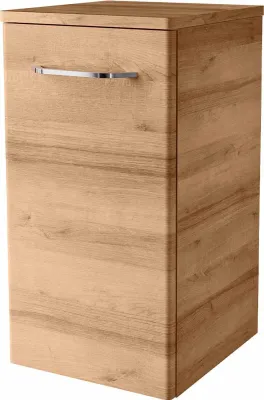 Immagine prodotto di Mobiletto FACKELMANN MILANO / Mobile da bagno con chiusura ammortizzata / Dimensioni (L x A x P): circa 30,5 x 57 x 32 cm / Mobiletto da bagno con 1 anta / Cerniere dell'anta liberamente selezionabili / Corpo: marrone chiaro / Frontale: marrone chiaro